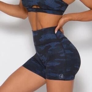 Bombshell Sportswear Blue Camo Shorts M